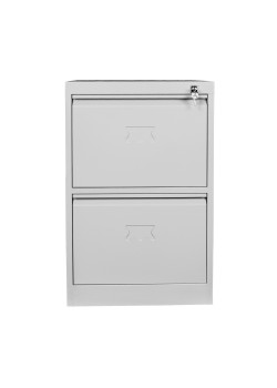 Metal  Ofis 2 li Klasör Dolabı Gri