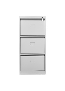 Metal  Ofis 3 lü Klasör Dolabı Gri