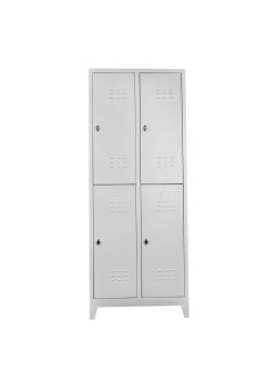 Metal  Ofis 4 lü Eko Soyunma Dolabı Gri