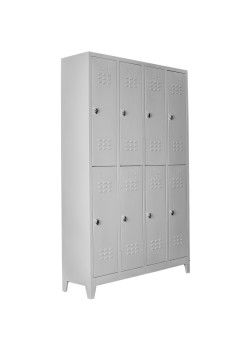 Metal  Ofis 8 li Soyunma Dolabı Gri Metal  Ofis 8 li Soyunma Dolabı Gri