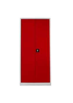 Metal  Ofis Temizlik Dolabı Gri Kırmızı Metal  Ofis Temizlik Dolabı Gri Kırmızı