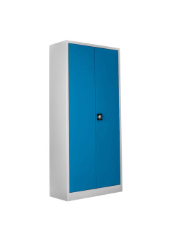 Metal  Ofis Temizlik Dolabı Gri-Mavi Metal  Ofis Temizlik Dolabı Gri-Mavi