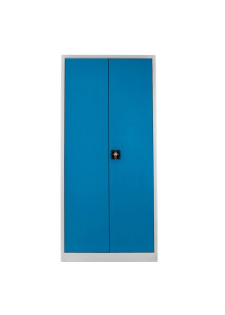 Metal  Ofis Temizlik Dolabı Gri-Mavi